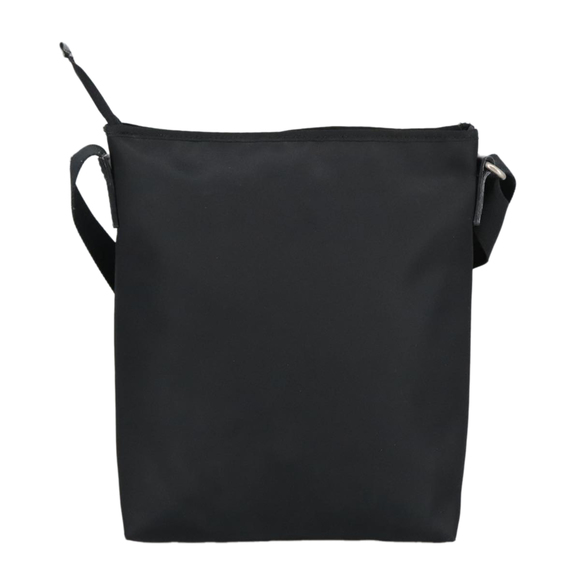 BURBERRY Shoulder Bag Nylon Black Silver Auth 100414 - Picture 3 of 16